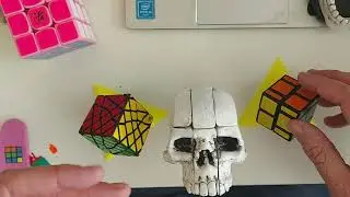 Unboxing rare puzzles: mini Axis 5x5, Skull, Zock cube