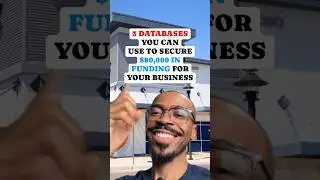 3 Databases You Can Use For Business Funding 🚀