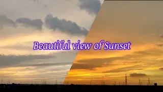Beautiful view of Sunset | sobia’s world#ytshorts#youtubeshorts#shorts#sobiasworld