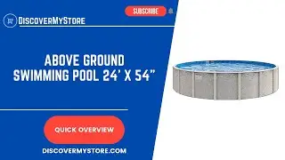 Above Ground Swimming Pool 24' x 54