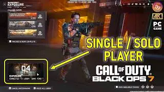 HOW TO PLAY SINGLE PLAYER in Call of Duty Black Ops 7 | SOLO PLAYER #callofduty #codblackops7 