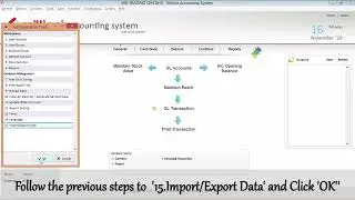 How to do Export Transaction from Billing Module & Import into Accounting Module