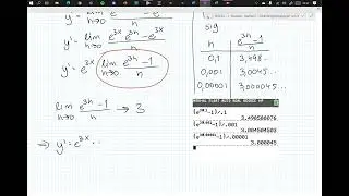 Matematik 3c - Kapitel 2 - 2.4 Derivatan av funktioner y=e^kx