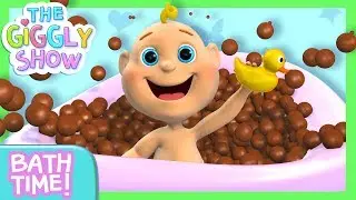 Learn Colors with Baby and Balls in Bath | More colors | Part 2