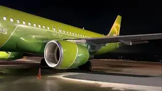 Полёт на самолёте Airbus A320 из Читы в Новосибирск