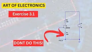 JFET Current Source Design - Art of Electronics Exercise 3.1