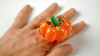 Pumpkin ring of balloons to a party Halloween