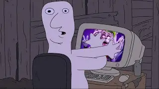 Wall Guy from Smilling Friends Caught Watching FNAF What?!