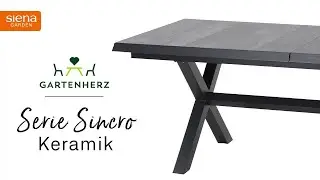 Dein Gartenherz: Sincro Ausziehtisch Keramik