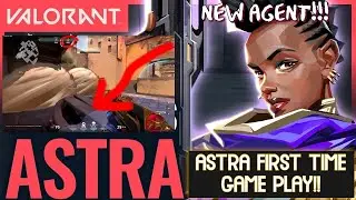 VALORANT - ASTRA FIRST TIME FAKE GAMEPLAY MOST TRENDING AGENT