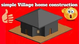 simple Village home construction in Revit Architecture...#04...in kannada 🏡🏡😱😱