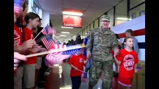 Video: St. Anne-Pacelli  celebrates Veterans Day with Viking Hero Walk