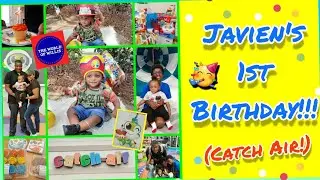 Javien's 1st Birthday!!!🥳  Pizza, Cupcakes, & Catch Air!🚀🚀🚀
