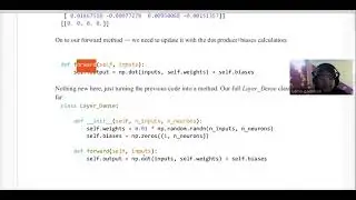 Chapter 3 Adding Layers: Dense Layer Class