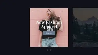 Слайдер с анимацией при наведении курсора (php,js,html)