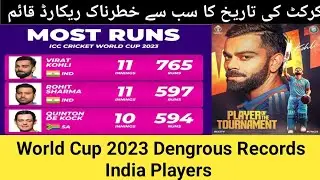 History Of Cricket Big Record//Virat Kohli highest runs in World cup 2023//@AwaisMirzaOfficial