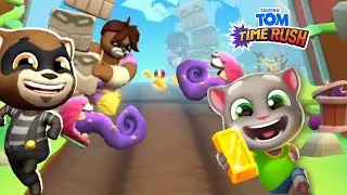 ▹NEW Talking Tom Time Rush gameplay☆