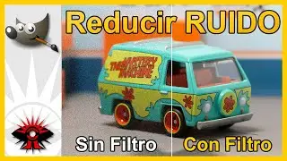 Reducción de ruido en la imagen con GIMP.