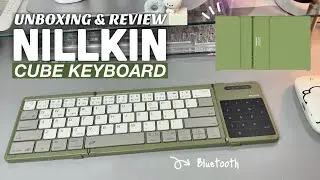 The Ultimate Travel Keyboard ⌨️ Nillkin Cube Foldable Bluetooth Keyboard Review ❤︎ Emmy Lou