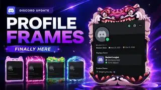 Discord Profile Frames FINALLY Launched! New Profile Decorations Update