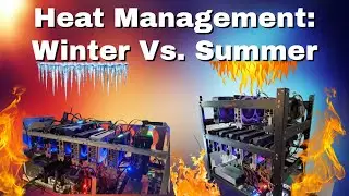 Managing Heat from GPU Mining Rigs: What to do during the Summer & Winter when Crypto Mining