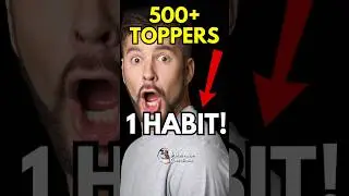 500+ Toppers ➡️ 1 SUCCESS HABIT! 😮 Study Motivation 