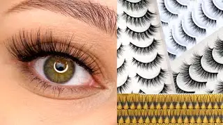 Классные накладные ресницы с Aliexpress