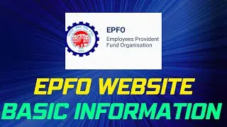 EPFO Website Basic Information