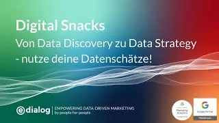 Digital Snacks - Von Data Discovery zu Data Strategy: Nutze deine Datenschätze!