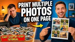 How to Print Multiple Photos on One Page