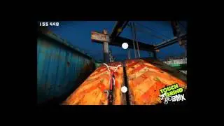 Ride through the left side hole of the last pipe - the Docks