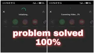 Inshot Initializing Problem | Inshot Export problem | video save and export problem solved|TechVega