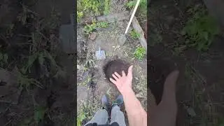 Яма под дачный туалет, своими руками!