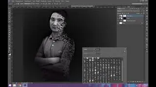 Эффект распада в PHOTOSHOP как фильме МСТИТЕЛИ: война бесконечности