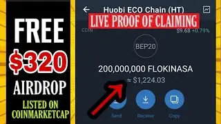 Trust Wallet Instant Claim Airdrop | Free Airdrop 2021 | Free Token | FLOKINASA Token Update