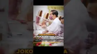 JOKOWI TERIMA DEWAN KOMISIONER OJK #ojk #jokowi #shorts #fyp