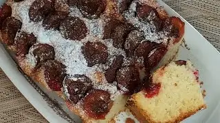 Очень вкусный, сдобный Кексовый пирог со сливами.