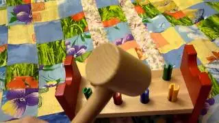Игрушка набор колышки и молоток серия Мула Ikea