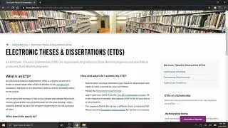 ETD Tutorial 1  Overview