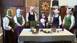 Latvian Christmas Traditions - Mummering