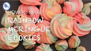 How to make Rainbow Meringue Cookies recipe | Home Bird