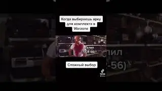 Выбор оружия в Warzone