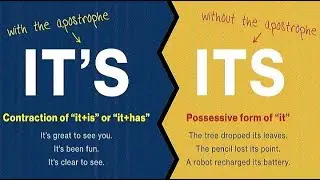 It's, Its || Homophones || How to differentiate? || Word Blunders