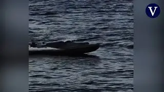 Ucrania muestra el dron kamikaze naval con el que atacó a la flota rusa en Sebastopol