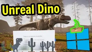 📥 Dinosaurio de Chrome en [ ESTEROIDES ] ▶ Unreal Dinosaur para Windows 10 Usitility1