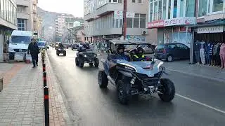 Cross ATV Club Tutin, defile kroz grad 27.11.2021