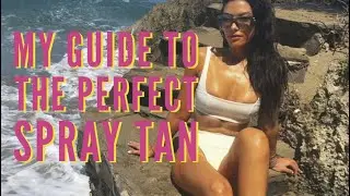 SPRAY TAN OBSESSED! EVERYTHING I DO TO GET THE PERFECT TAN  MAINTAIN IT!