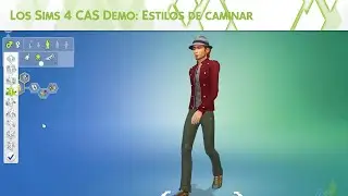Los Sims 4: Estilos de caminar de la demo de Crea un Sim