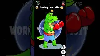 Boxer crocodile 🐸 🐊 funny video | 