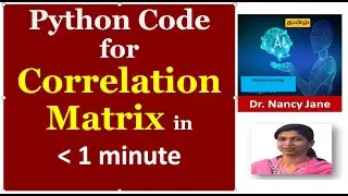 CORRELATION MATRIX Visualization in Python
